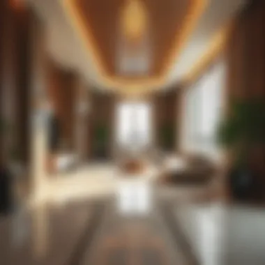 Inside the Luxurious Al Sarfa Villas Luxurious interior design of a living space in Al Sarfa Villas