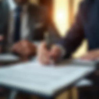 Legal Aspects of Title Deeds in Dubai A depiction of legal consultation regarding property