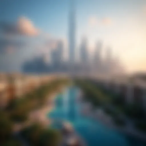 Iconic skyline of Dubai showcasing luxury developments