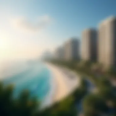 Luxury Developments at Emaar Beachfront Stunning view of Emaar Beachfront with luxury developments