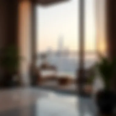 Luxury Meets Nature in Dubai's Balconies A luxurious balcony overlooking the Dubai skyline