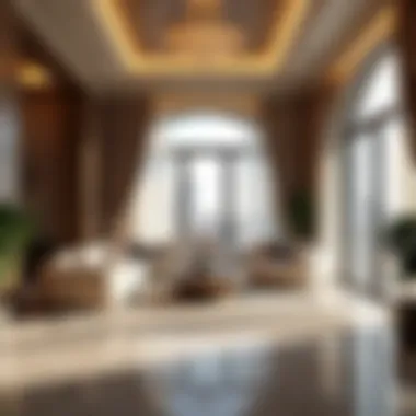 Elegant Interiors of Dubai Holdings Luxurious interiors of a Dubai Holding property