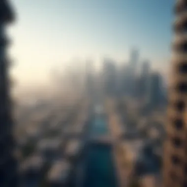 Stunning Skyline of Bur Dubai Stunning skyline view of Bur Dubai showcasing modern architecture