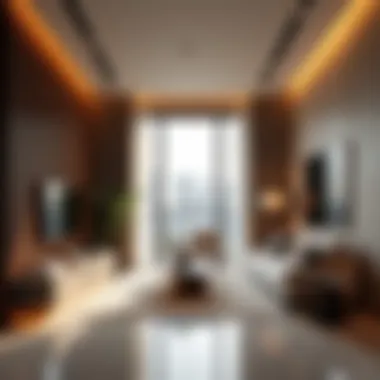 Luxurious Interior Spaces of ICD Brookfield Interior space showcasing luxury design in ICD Brookfield