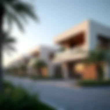 Architectural Designs in Mouline Palm Modern architectural designs of residential buildings in Mouline Palm