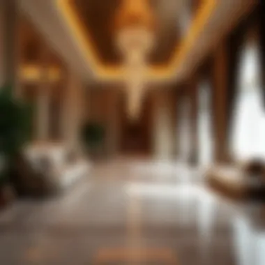 Opulent interior of a high-end Dubai property Opulent interior of a high-end Dubai property