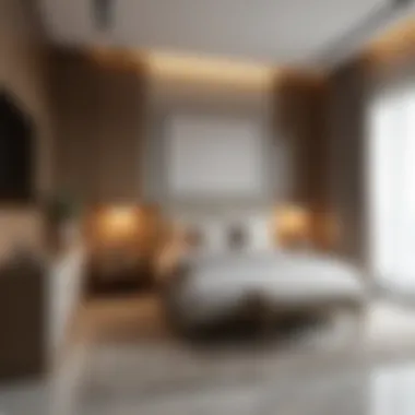 Stylish Room Interiors in Al Fahidi Modern room rental interiors highlighting comfort and style