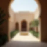 Serene view of Al Fahidi heritage area showcasing traditional architecture