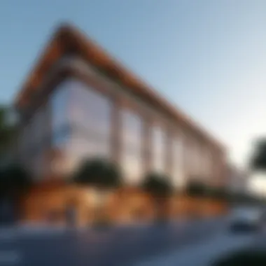 Local Business Integration with طريق العين مول Exterior view of طريق العين مول featuring the surrounding local businesses