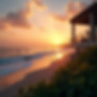 Sunset Over Jumeirah Beach Residence Breathtaking view of Jumeirah Beach Residence at sunset