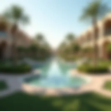 Khalidiya: Community Amenities and Lifestyle A picturesque park in Khalidiya offering recreational amenities and lifestyle options