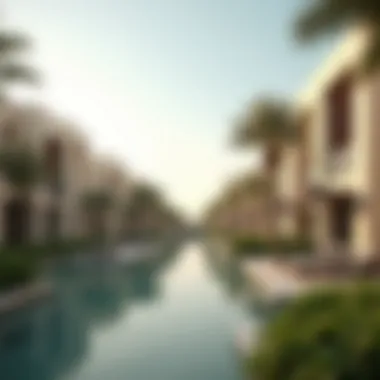 Khalidiya: A Harmonious Blend of Modernity and Tradition A scenic view of Khalidiya showcasing modern architecture and traditional elements