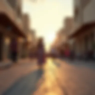 Khalidiya: Vibrant Community Life Vibrant street life in Khalidiya highlighting local culture and community interaction