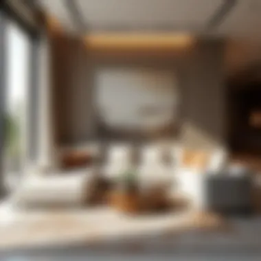 Elegant Interior of a Luxury Rental Living Room Elegant living room interior of a luxury rental property