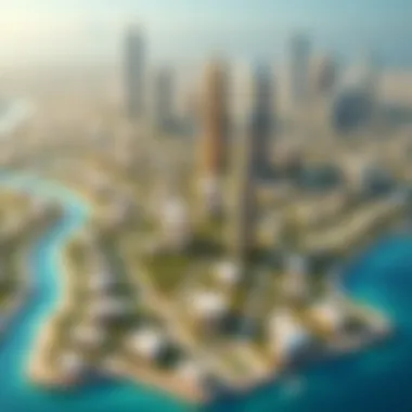 Key Neighborhoods for Short-Term Rentals Map highlighting key neighborhoods in Dubai