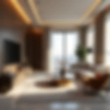 Elegance Redefined: Interiors of Dubai's Latest Properties Luxurious interiors of a modern Dubai apartment