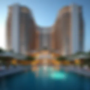 Exterior View of Ritz-Carlton Residences Stunning exterior view of Ritz-Carlton Residences in Business Bay