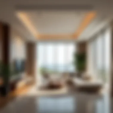 Sophisticated Living Space at Yas Beach Residences Beautifully designed interior of a Yas Beach Residence